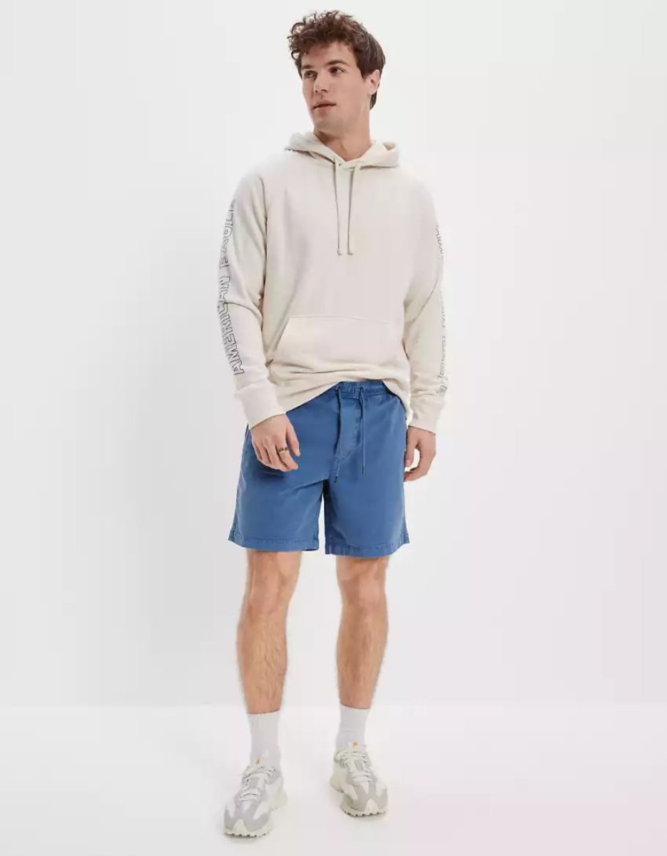 Shorts American Eagle AE Flex Lived-In Athlétiques Trekker Multicolore Homme | QAV-06585219